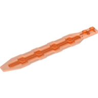 Lego meč, průhledná neonově oranžová (6166860)